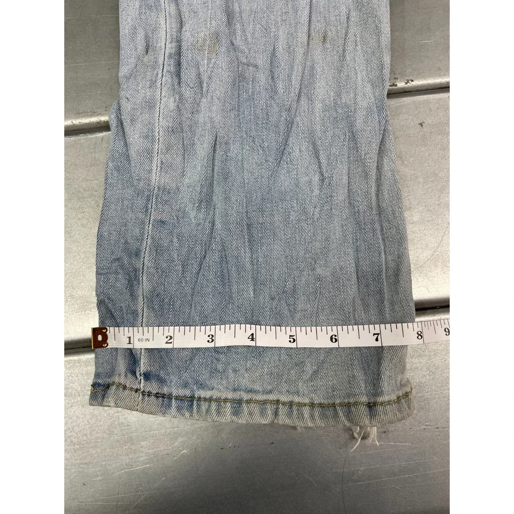 Levis 514 Slim Straight Jeans Mens 36x32 Blue Light Wash‎ Denim